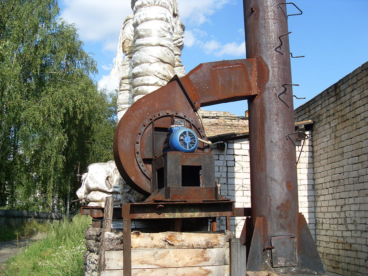 Пример дымовой трубы