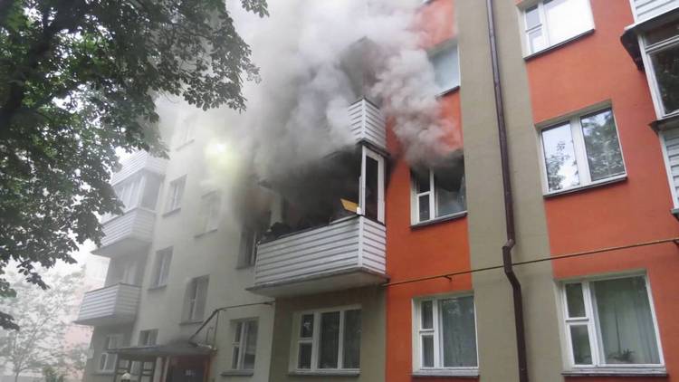 Пример задымления квартиры