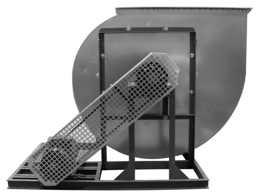 Пример центробежного (радиального) вентилятора дымоудаления