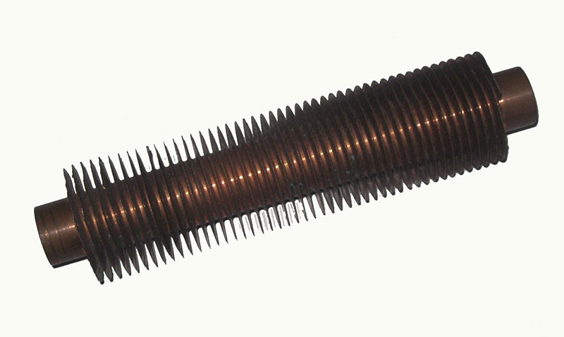 Конструкция оребренной поверхности калорифера