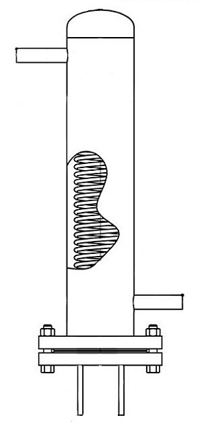 Одноточечный холодильник отбора проб ХОПР-1-133 Одноточечный холодильник отбора проб ХОПР-1-133