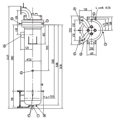 Схема подогревателя ПВ