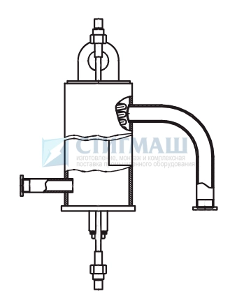 Двухточечный холодильник отбора проб ХД 125-4-151 Двухточечный холодильник отбора проб ХД 125-4-151