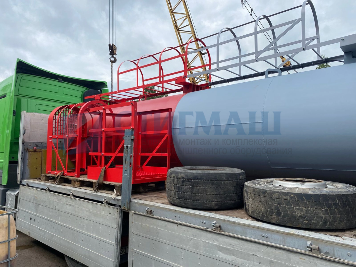 Изготовление и монтаж дымовых труб на фундамент с подземными газоходами