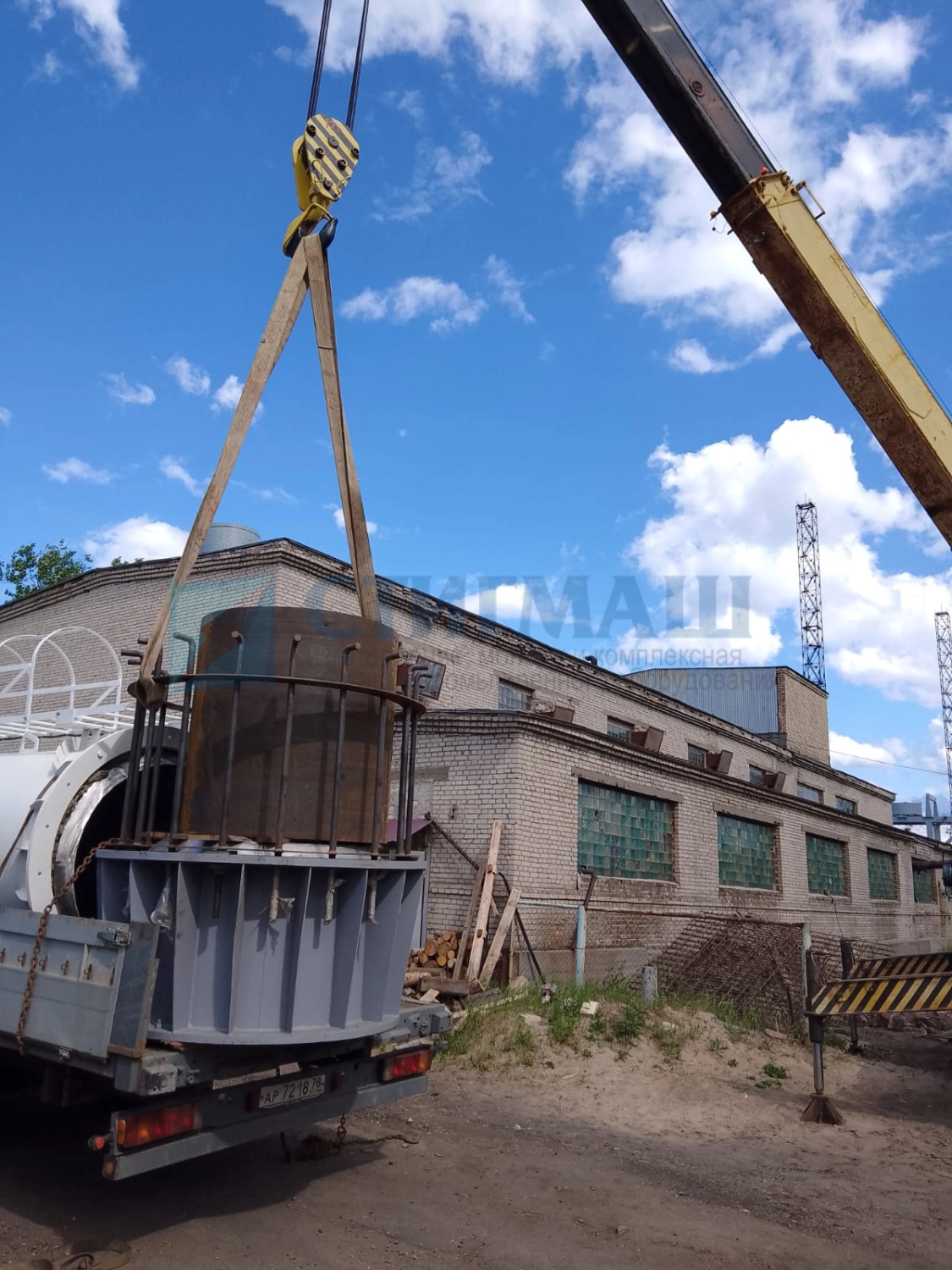 Изготовление и монтаж дымовых труб на фундамент с подземными газоходами