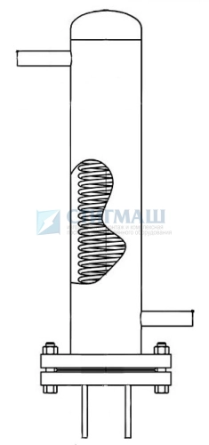 Одноточечный холодильник отбора проб ХОПР-1-133 Одноточечный холодильник отбора проб ХОПР-1-133