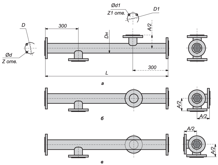 Разъемная секция ПВВ
