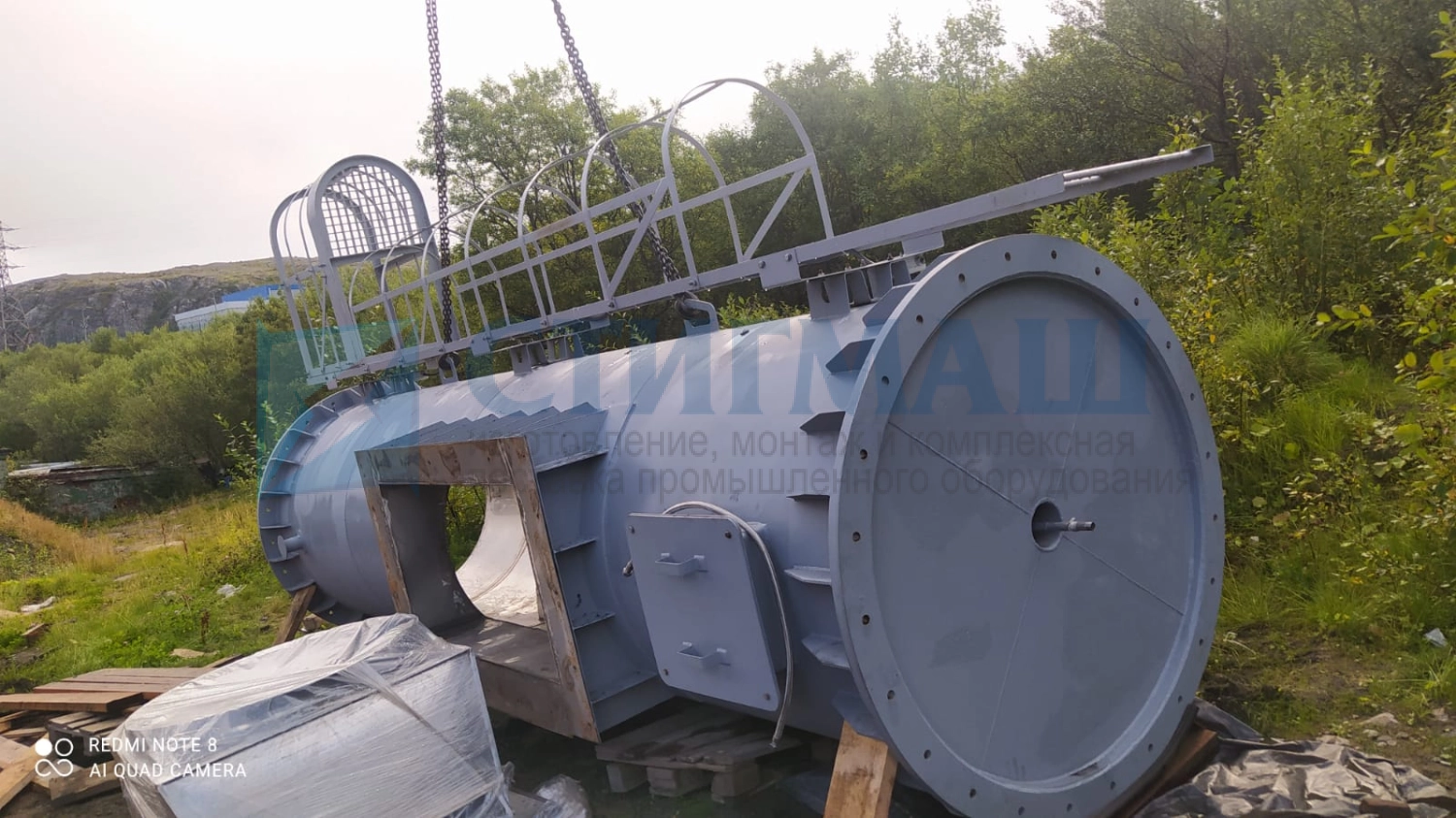 Изготовление и монтаж дымовых труб с надземными газоходами