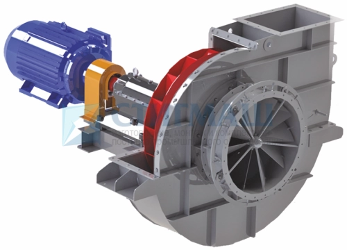 Дымосос горячего дутья ДРГ‑29х2-I Дымосос горячего дутья ДРГ‑29х2-I